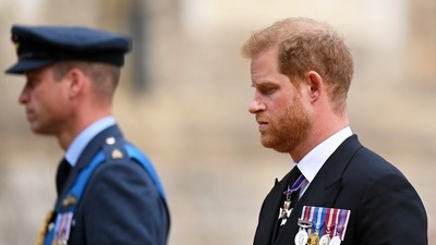 Prince William and Prince Harry: Prince William, Prince of Wales and Prince Harry, Duke of Sussex in Windsor, England.&nbsp; (Reuters)