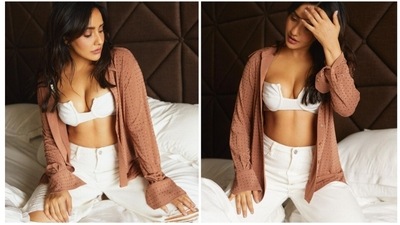 Neha Sharma's Instagram handle is a lookbook of all things bold and fashionable. She is not afraid of experimenting with her looks and always manages to garner praises for her choices. Recently, she blessed our Instagram feed by sharing a slew of images of herself in casual yet sultry fit. (Instagram/@nehasharmaofficial) Neha Sharma's Instagram handle is a lookbook of all things bold and fashionable. She is not afraid of experimenting with her looks and always manages to garner praises for her choices. Recently, she blessed our Instagram feed by sharing a slew of images of herself in casual yet sultry fit. (Instagram/@nehasharmaofficial)