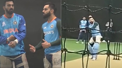 KL Rahul with Virat Kohli KL Rahul with Virat Kohli