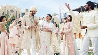 Sobhita Dhulipala in a new wedding ad. Sobhita Dhulipala in a new wedding ad.