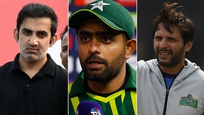 Shahid Afridi has responded to Gautam Gambhir's 'selfish' jibe at Babar Azam (PTI/Getty) Shahid Afridi has responded to Gautam Gambhir's 'selfish' jibe at Babar Azam (PTI/Getty)