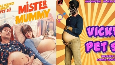 Posters of Vicky Pet Se and Mister Mummy.