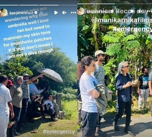 Kangana Ranaut's Instagram Stories. Kangana Ranaut's Instagram Stories.