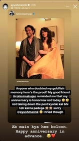 Ayushmann Khurrana reacts to Tahira Kashyap's apology message via Instagram Stories. Ayushmann Khurrana reacts to Tahira Kashyap's apology message via Instagram Stories.