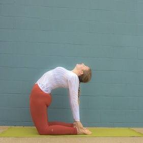Ustrasana or camel pose (Photo by madison lavern on Unsplash) Ustrasana or camel pose (Photo by madison lavern on Unsplash)