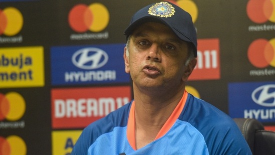 Rahul Dravid interacts with media on eve of of T20 cricket match (PTI)