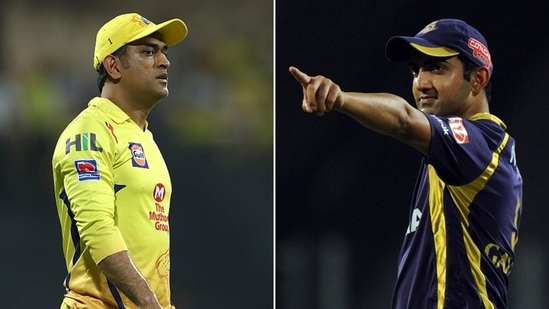 MS Dhoni and Gautam Gambhir were often pitted against each other in the IPL(Getty Images)