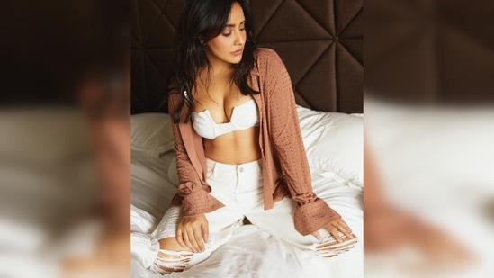 Neha Sharma shared her silhouettes and captioned her post, "Hello November!." (Instagram/@nehasharmaofficial)