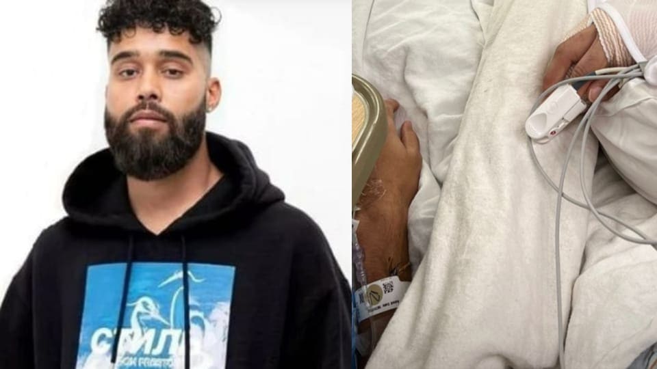 AP Dhillon shared the news of his injury on Instagram Stories. AP Dhillon shared the news of his injury on Instagram Stories.