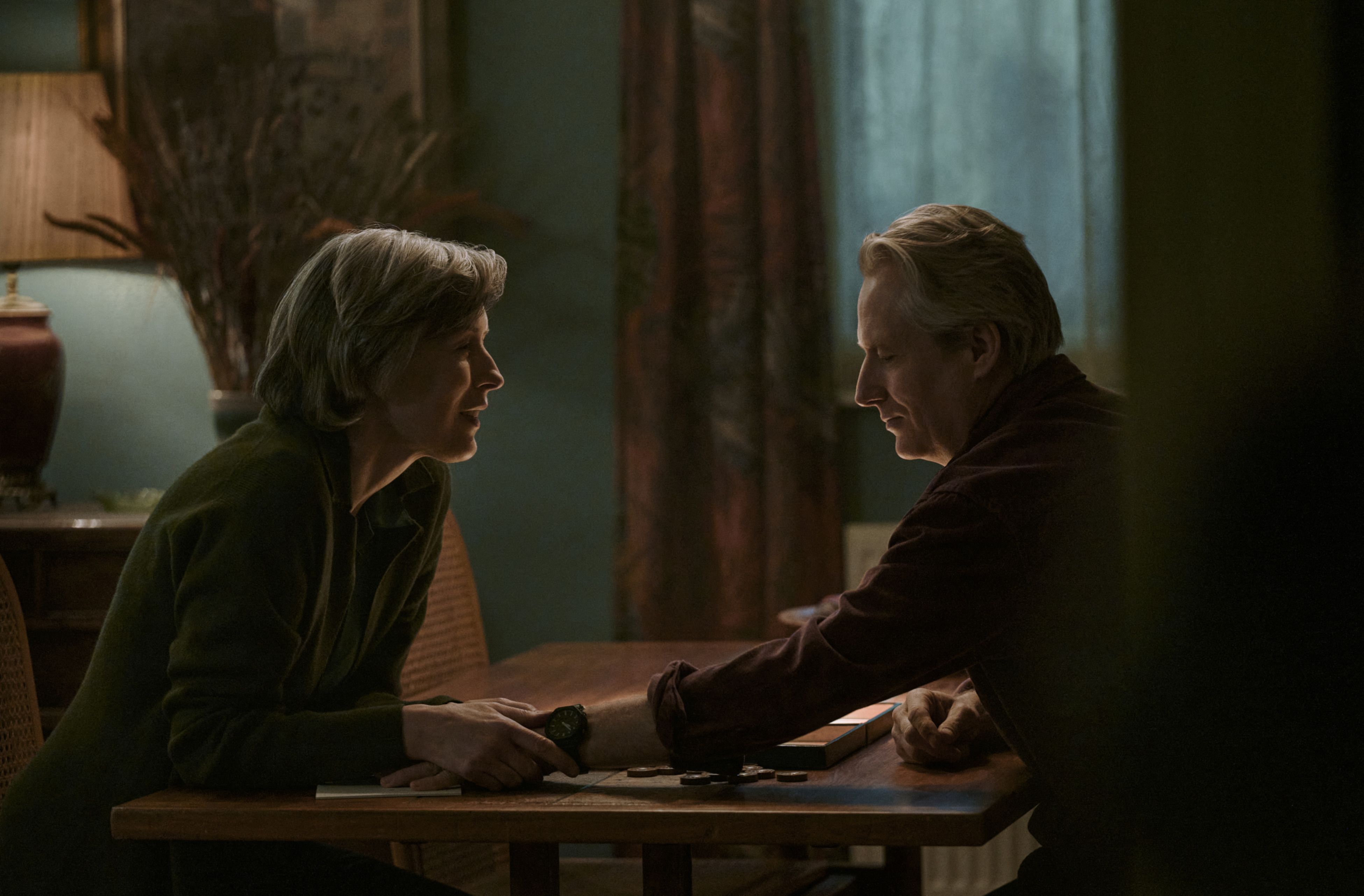 Gina McKee and Linus Roache in a still from My Policeman.