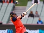 Max O'Dowd bats during the T20 World Cup cricket match between the Netherlands and Zimbabwe in Adelaide.(AP) Max O'Dowd bats during the T20 World Cup cricket match between the Netherlands and Zimbabwe in Adelaide.(AP)