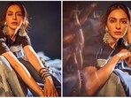 Rakul Preet's Instagram handle is a one-stop shop for anyone looking for fashion tips. Recently, the Runway 34 actor took ethnic fashion to a whole new level by adding a street-style twist of her own to her desi look.(Instagram/@rakulpreet)