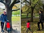 Kareena Kapoor spends time with Jehangir Ali Khan in London. Kareena Kapoor spends time with Jehangir Ali Khan in London.