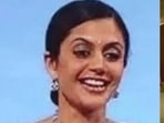 Mandira Bedi draped the same saree she wore during the 2003 World Cup. Mandira Bedi draped the same saree she wore during the 2003 World Cup.