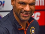 Shikhar Dhawan during a press conference(PTI) Shikhar Dhawan during a press conference(PTI)