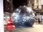 London: The balls could be seen rolling down the streets. London: The balls could be seen rolling down the streets.