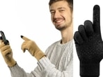 Gloves for men keep palms warm and give a firm grip to bikers and riders.
