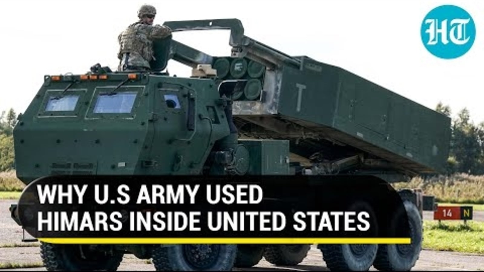 Away from Ukraine war zone, American HIMARS in action inside United ...