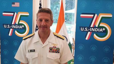 US defence attaché to India Rear Admiral Michael L Baker said “we cannot take our eyes off regional security issues”. (HT Photo) US defence attaché to India Rear Admiral Michael L Baker said “we cannot take our eyes off regional security issues”. (HT Photo)