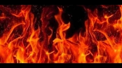 After receiving information of the blaze, a rescue operation was launched by fire tenders. (PIC FOR REPRESENTATION)