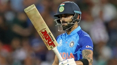 India's Virat Kohli raises his bat after completing his fifty during the ICC Men's T20 World Cup 2022 match against Bangladesh (ANI) India's Virat Kohli raises his bat after completing his fifty during the ICC Men's T20 World Cup 2022 match against Bangladesh (ANI)