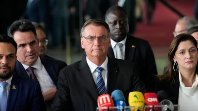 Brazil Election: Brazilian President Jair Bolsonaro is seen. (AP) Brazil Election: Brazilian President Jair Bolsonaro is seen. (AP)