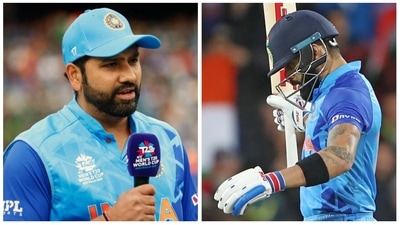 Rohit Sharma was all praise for Virat Kohli after the match (ANI) Rohit Sharma was all praise for Virat Kohli after the match (ANI)