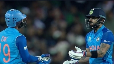 Dinesh Karthik was not happy with Virat Kohli's call