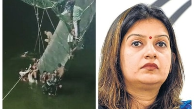 Shiv Sena MP Priyanka Chaturvedi said the Morbi tragedy is a wilful fraud. Shiv Sena MP Priyanka Chaturvedi said the Morbi tragedy is a wilful fraud.