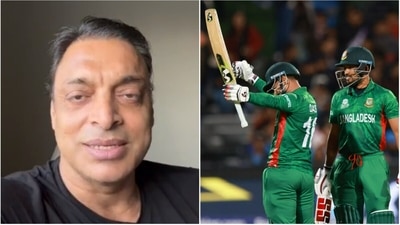 Shoaib Akhtar; Bangladesh openers (Twitter/AP)
