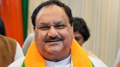 Bharatiya Janata Party president JP Nadda. Bharatiya Janata Party president JP Nadda.