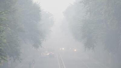 The AQI was 380 at 8am on Wednesday. (Hindustan Times)