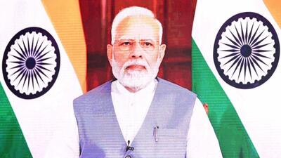 Prime Minister Narendra Modi virtually attends the inaugural function of ‘Invest Karnataka 2022’, the Global Investors Meet of the state, in Bengaluru on Wednesday. (ANI) Prime Minister Narendra Modi virtually attends the inaugural function of ‘Invest Karnataka 2022’, the Global Investors Meet of the state, in Bengaluru on Wednesday. (ANI)