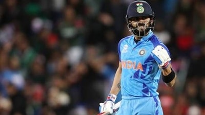 Virat Kohli is pumped after hitting a boundary against Bangladesh (Getty) Virat Kohli is pumped after hitting a boundary against Bangladesh (Getty)