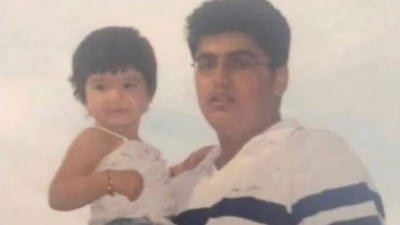 Arjun Kapoor with cousin Shanaya Kapoor. Arjun Kapoor with cousin Shanaya Kapoor.