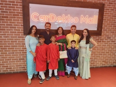 Amit Jain with his family. Amit Jain with his family.