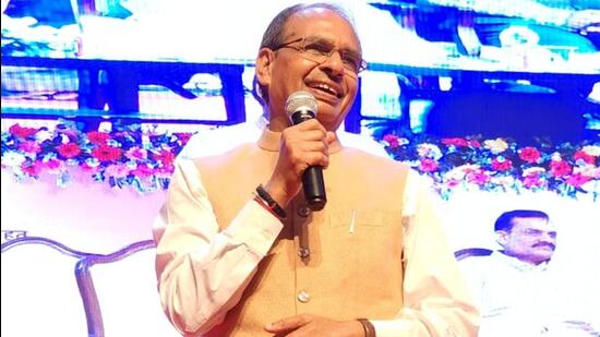 Madhya Pradesh chief minister Shivraj Singh Chouhan on Wednesday launched the Ladli Laxmi Yojana 2.0 at Ravindra Bhavan in state capital Bhopal. (Twitter/OfficeofSSC)