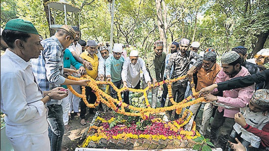 The graves of the victims of Morbi bridge collapse. (AP)