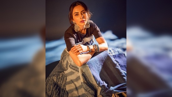Rakul Preet captioned his post, "Life is a painting and you are the artist."(Instagram/@rakulpreet)