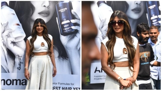 Priyanka Chopra looks stylish as she steps out to promote her haircare brand | Bollywood - Hindustan Times Priyanka Chopra looks stylish as she steps out to promote her haircare brand | Bollywood - Hindustan Times