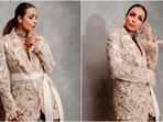 Malaika Arora looks fierce and fabulous in mini blazer dress and boots. (Instagram) Malaika Arora looks fierce and fabulous in mini blazer dress and boots. (Instagram)
