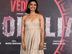 Radhika Apte poses for pictures at a promotional event for Vikram Vedha.(Sunil Khandare) Radhika Apte poses for pictures at a promotional event for Vikram Vedha.(Sunil Khandare)