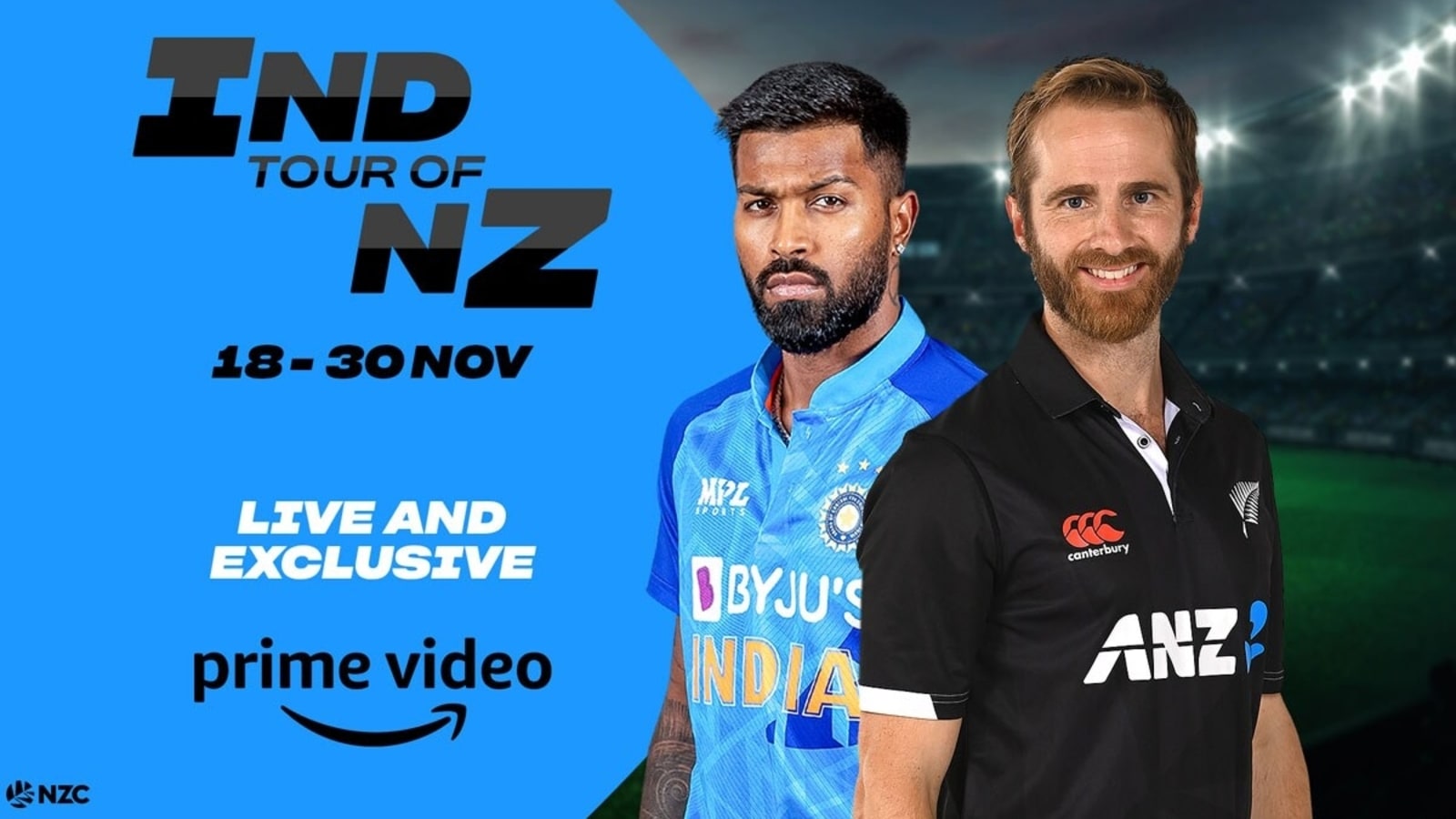 Prime Video gears up for Indias marquee tour of New Zealand Cricket