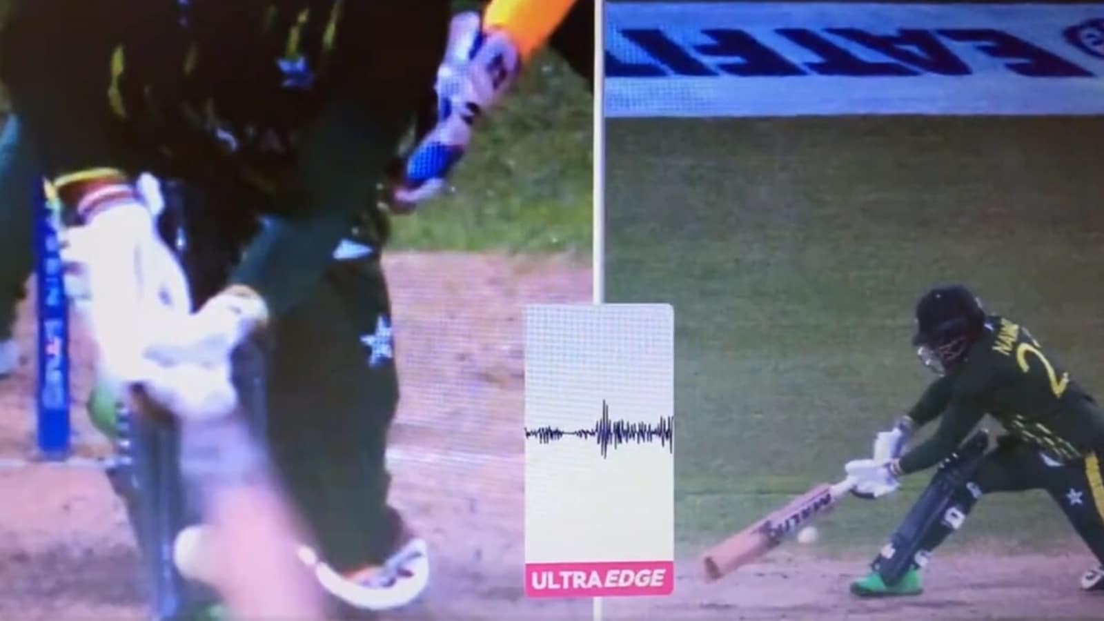 Watch: Utter confusion as Pakistan's Nawaz refuses DRS despite huge inside edge, thinking he is run-out vs South Africa