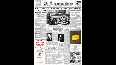HT This Day: Nov 6, 1956 -- Approach of superior might deprecated HT This Day: Nov 6, 1956 -- Approach of superior might deprecated