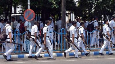 Kolkata Police personnel. (ANI File Photo)