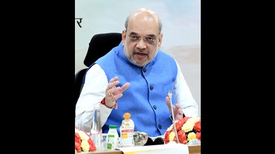 Amit Shah has spent 16 days in the last two months, addressing over 45 public and closed-door meetings (Amlan Paliwal) Amit Shah has spent 16 days in the last two months, addressing over 45 public and closed-door meetings (Amlan Paliwal)