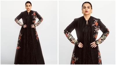 The gorgeous Vidya Balan, on Thursday, treated her Instagram family of more than 5.8 million followers to stunning photos of herself in a black Rohit Bal ensemble. (Instagram/@vidyabalan) The gorgeous Vidya Balan, on Thursday, treated her Instagram family of more than 5.8 million followers to stunning photos of herself in a black Rohit Bal ensemble. (Instagram/@vidyabalan)