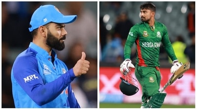 Litton Das scored a quick-fire half-century for Bangladesh while Virat Kohli played the match-winning knock off 64 off 44 balls (AP) Litton Das scored a quick-fire half-century for Bangladesh while Virat Kohli played the match-winning knock off 64 off 44 balls (AP)