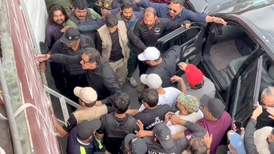 Pakistan's former PM Imran Khan injured after an unidentified gunman opened fire during his protest march in Pakistan's Punjab province. (PTI)